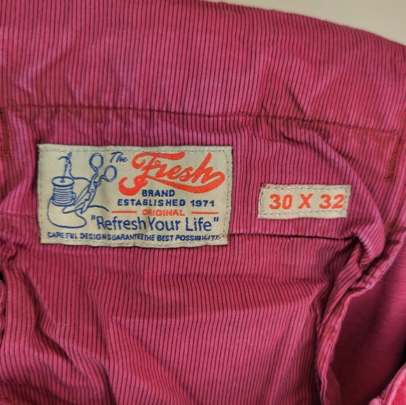 The Fresh Brand Cherry Red Jeans size 30x32 - Picture 4 of 7